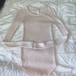 Lululemon light pink sweater